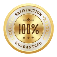 100% Satisfaction Guaranteed Badge