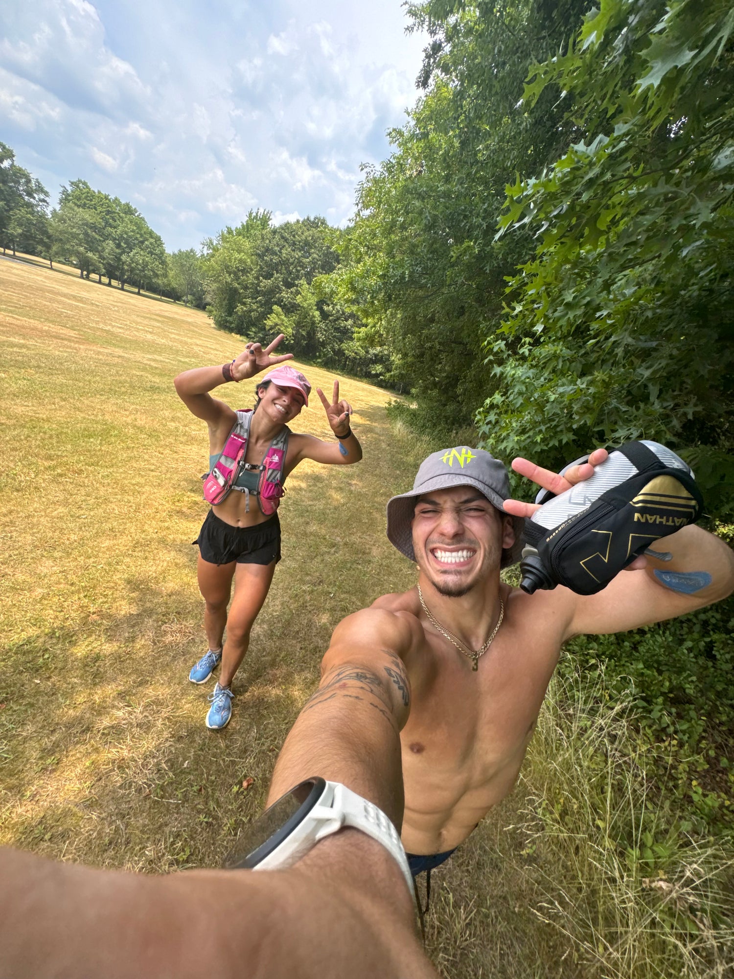 People Outdoors posing 